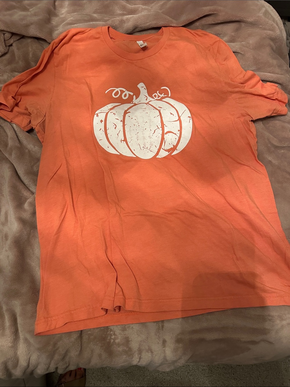Orange Pumpkin Graphic Tee